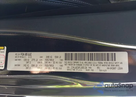 2015 Jeep Wrangler Unlimited Sahara из США, поврежденный, VIN 1C4HJWEG0FL695130